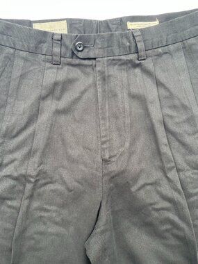 John W. Nordstrom Pleated Dress Slacks | Size 33 x 33 | Dark Charcoal